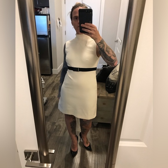 🍀 - David koma cream Colour buckle mini FW 15 - see measurements (6) - Picture 6 of 17